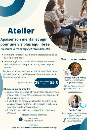 Atelier Charge Mentale